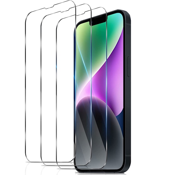 3-PACK - iPhone 13 Mini Skärmskydd i härdat glas