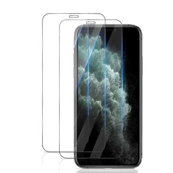 2 kpl Tempered Glass iPhone XR - Näytön suojakalvo Transparent