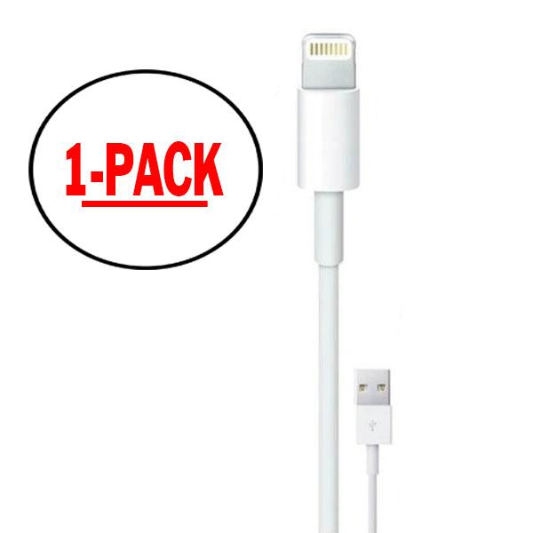 1-Pack Lightning laddare iPhone 12/11/13/ Xs/Max/X/8/7/6/5SE Vit