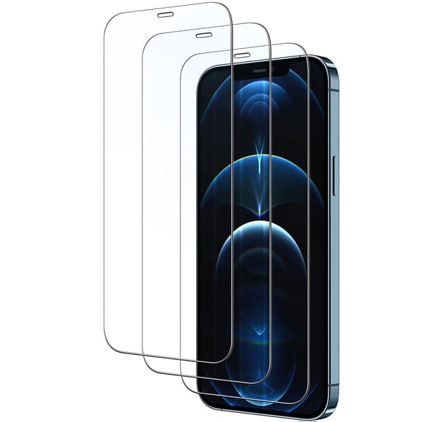3-Pack - iPhone 12 Pro MAX - Skærmbeskytter i hærdet glas