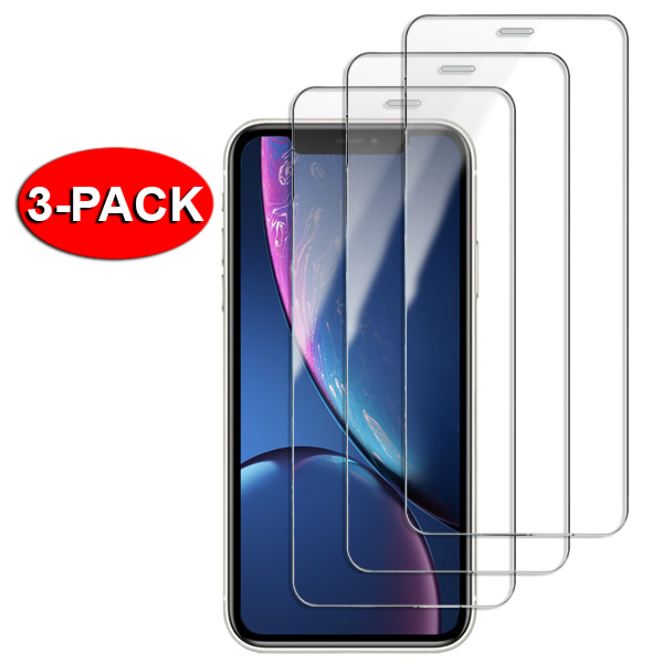 3-Pack - iPhone Xs MAX Skjermbeskytter i herdet glass