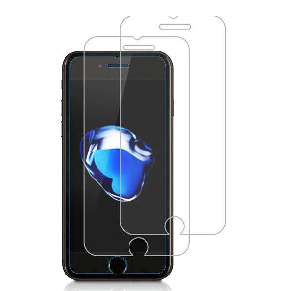 2-Pack - iPhone 6/6s Härdat Glas Skärmskydd
