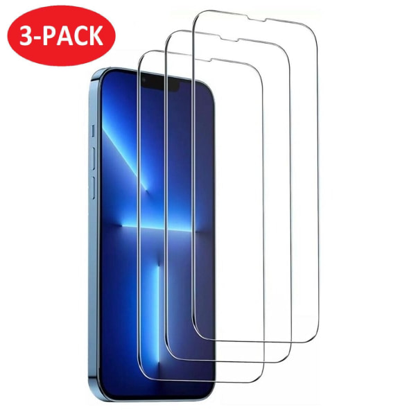 3-Pack - iPhone 13 / 13 Pro  Härdat Glas Skärmskydd