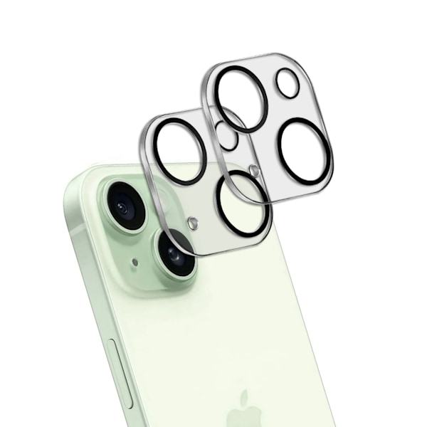 [2-Pack] iPhone 15 Linsskydd I Härdat Glas