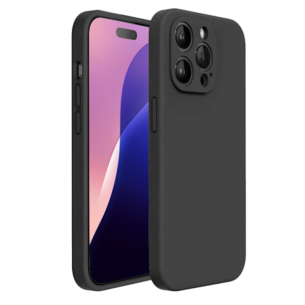 iPhone 16 Pro Max Matt Svart Skal - Med Kameraskydd