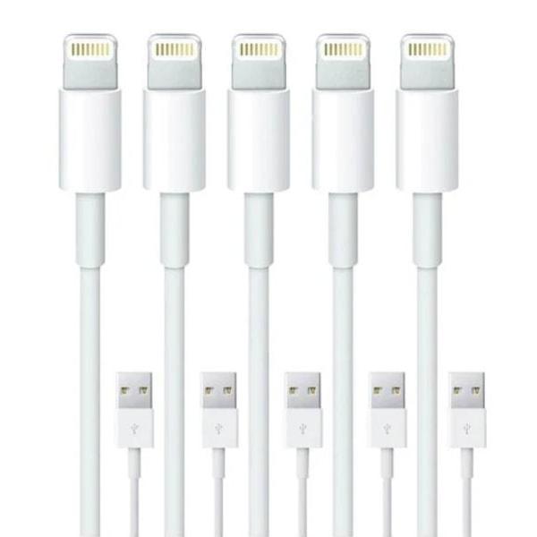 5-Pack iPhone Laddare för X/XS/11/11Pro/12/12Pro 5-PACK