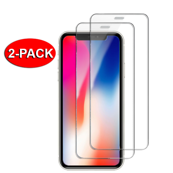 2-Pack - iPhone 11 / XR Härdat Glas Skärmskydd