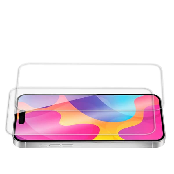 2-Pack - iPhone 15 Plus Skärmskydd i Härdat Glas