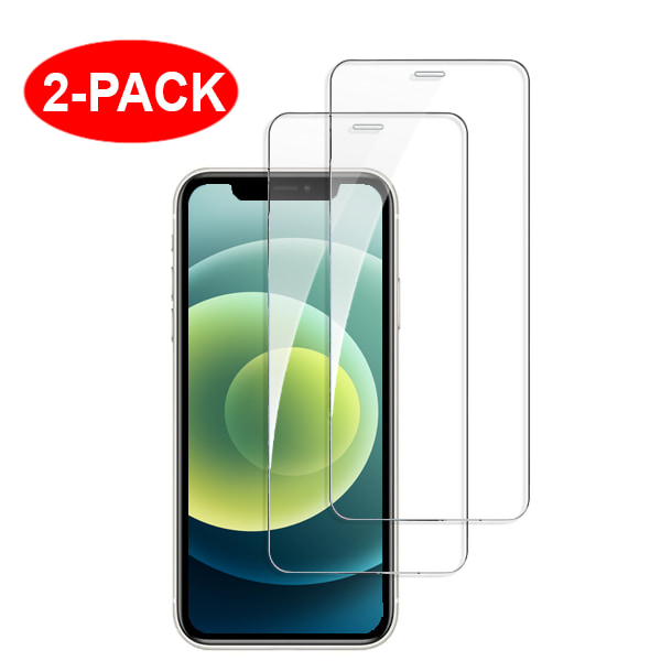 2-Pack - iPhone X/Xs / 11 Pro - Skjermbeskytter i herdet glass