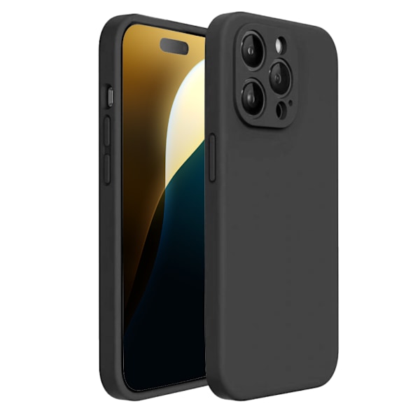 iPhone 16 Pro Max Matt Svart Skal - Med Kameraskydd