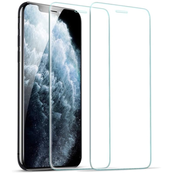 2-pak - iPhone Xs MAX skærmbeskytter i hærdet glas