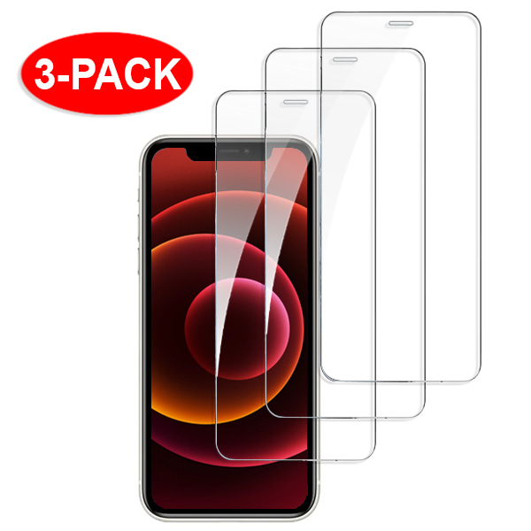 3-pack - Härdat glas skärmskydd för iPhone X / Xs