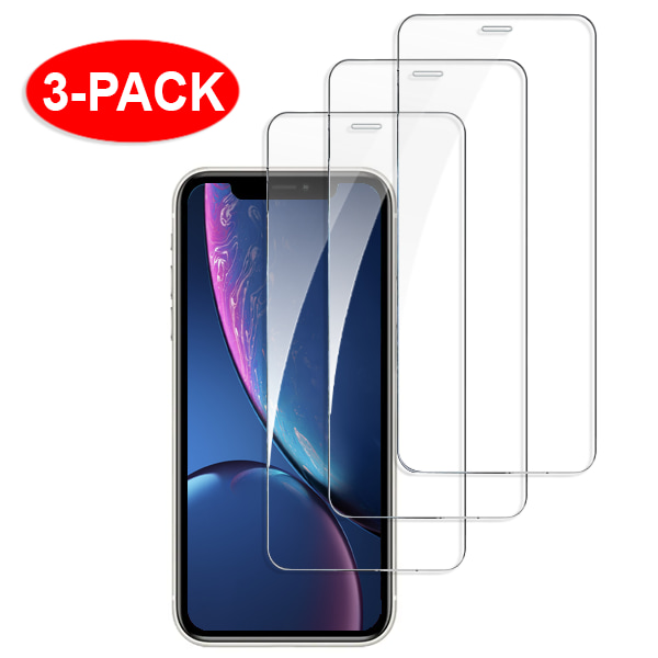 3-pack - Härdat glas skärmskydd för iPhone X / Xs