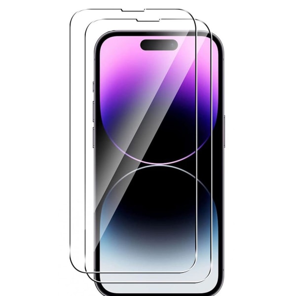 2-Pack - iPhone 14 Plus Skärmskydd i härdat glas