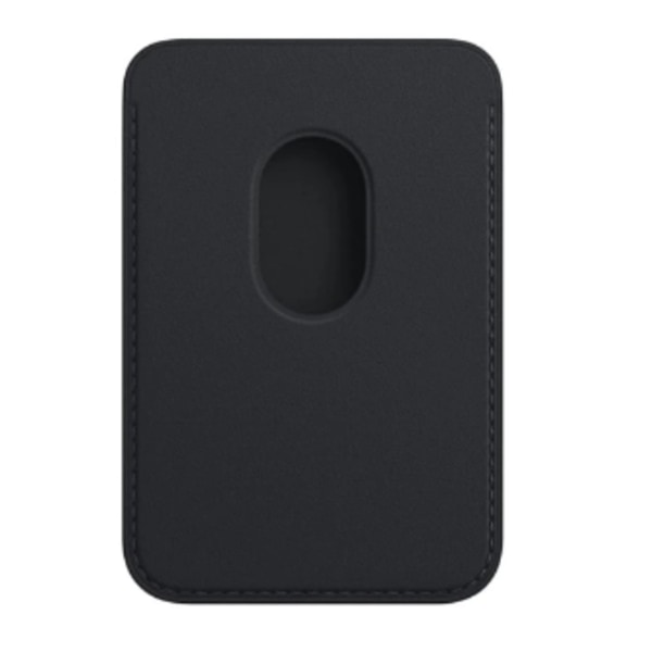 Nahkainen iPhone-lompakko MagSafella - musta