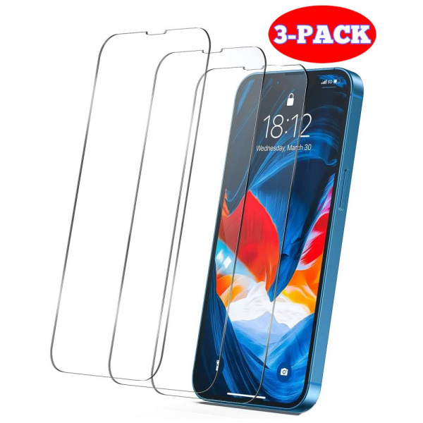 3-PACK - iPhone 14 PLUS Skärmskydd i härdat glas