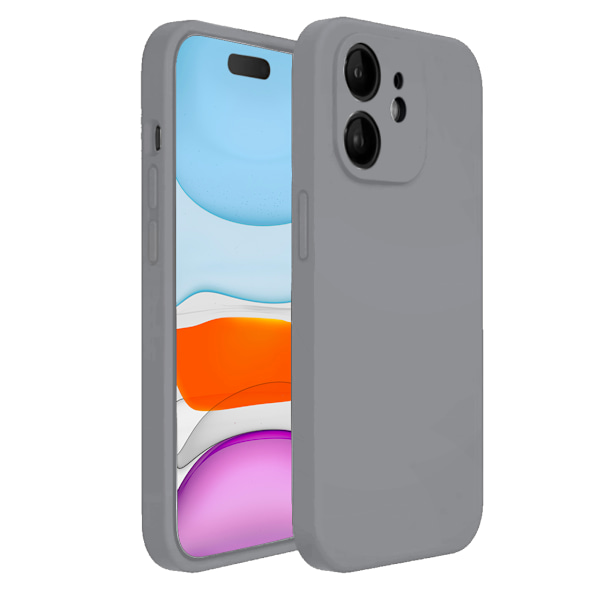 iPhone 11 Matt Grå Skal - Med Kameraskydd