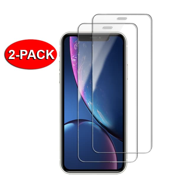 2-Pack - iPhone 11 / XR Härdat Glas Skärmskydd
