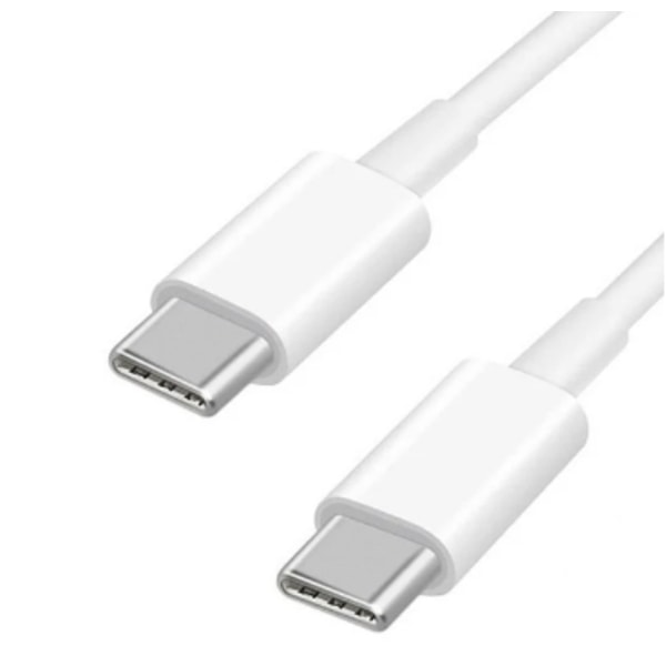 2M Laddare för Samsung - Snabbladdare - USB-C Laddare - Kabel Vit