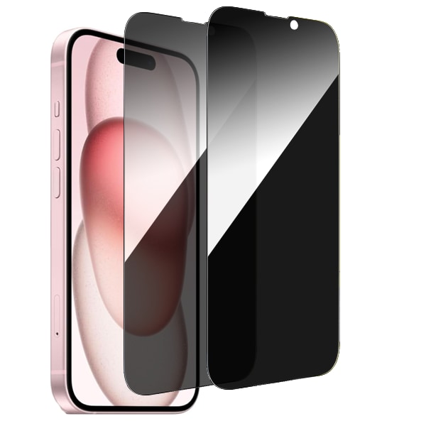 2-Pack iPhone 13 Pro Max Sekretessskärmskydd - Härdat Glas, Anti-Spy Privat Skydd