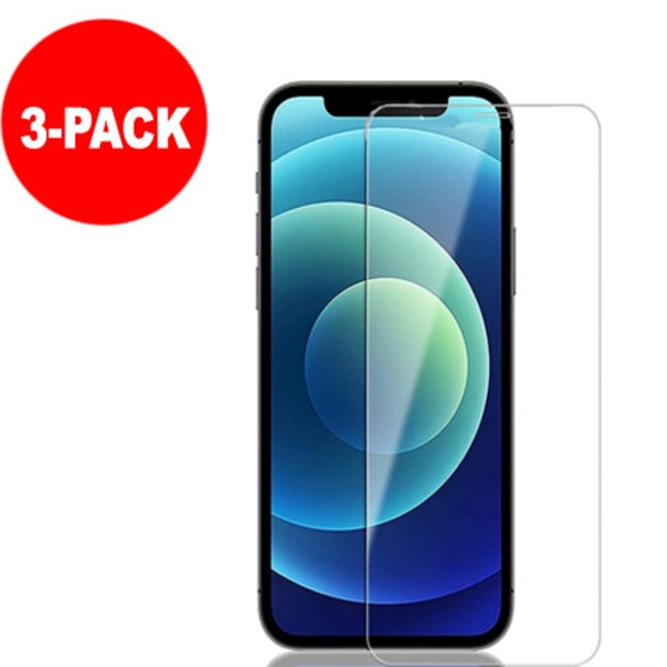 3-Pack - iPhone 11 ekstra sterk skjermbeskytter i herdet glass