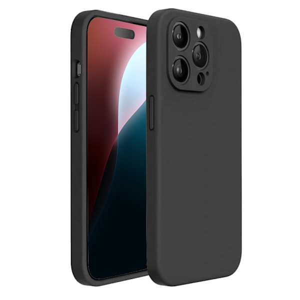 iPhone 16 Pro Max Matt Svart Skal - Med Kameraskydd
