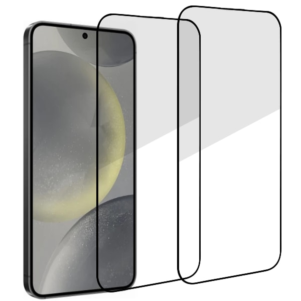 Samsung Galaxy S24 Skärmskydd 2-Pack - Heltäckande Härdat Glas för Maximal Stöttålighet och Skydd