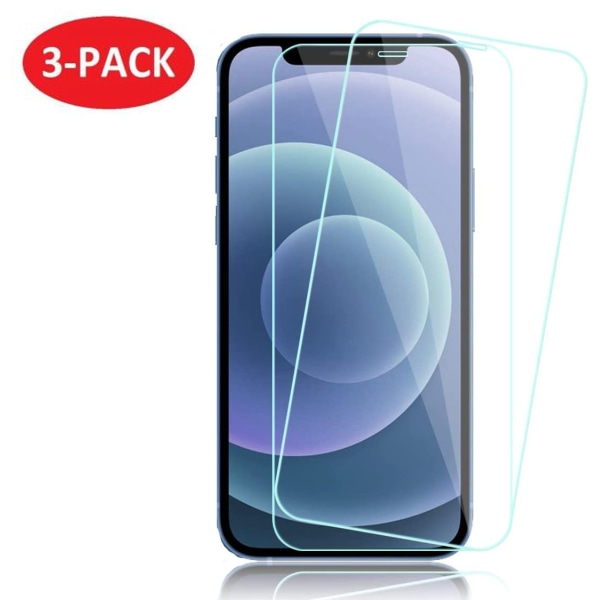 3-Pack - iPhone 12 Pro MAX - Skjermbeskytter i herdet glass