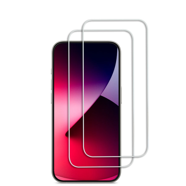 2 kpl Karkaistu lasi iPhone 15 Plus - Näytön suojakalvo Transparent