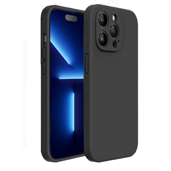 iPhone 13 Pro Max Skal - Matt Svart med Kameraskydd | Slitstarkt och Stilrent Skydd