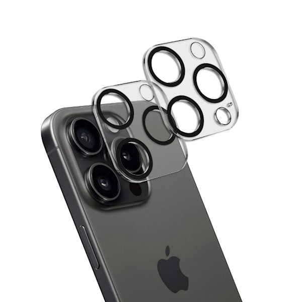 [2-Pack] iPhone 15 Pro Linsskydd I Härdat Glas