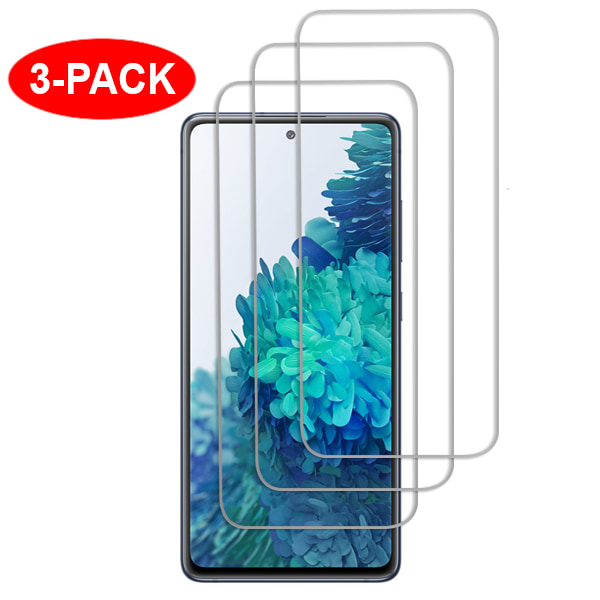 3-Pack - Samsung Galaxy S20 FE Härdat Glas Skärmskydd