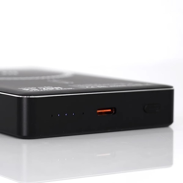 Power Bank MagSafe 10000mAh med PD 20W – Snabbladdning med Type-C Input & Output