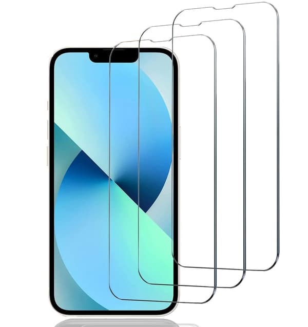 3-PACK - iPhone 13/13 Pro Skärmskydd i härdat glas