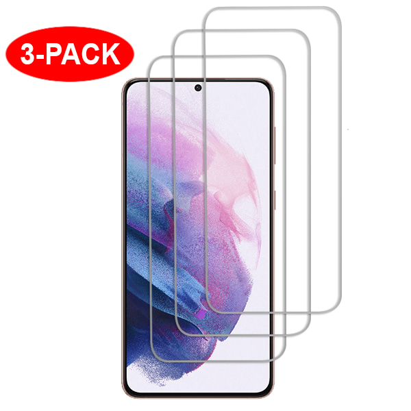 3-Pack - Samsung Galaxy S21 Härdat Glas Skärmskydd 3-PACK