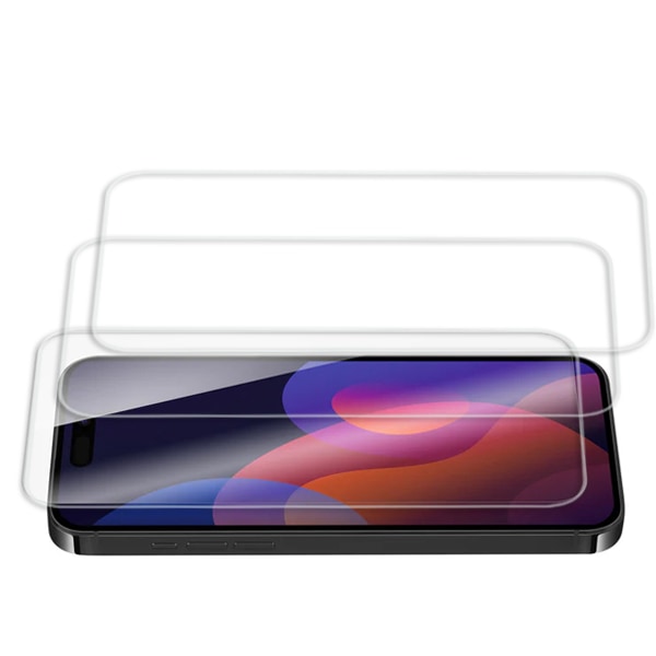 3-Pack - iPhone 15 Pro näytönsuoja karkaistua lasia