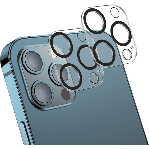 2-Pack Linsskydd för iPhone 12 Pro Kamera i härdat glas