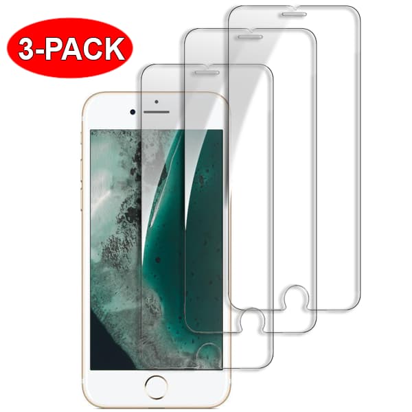 3-Pack - iPhone 7/8 PLUS - Härdat Glas Skärmskydd