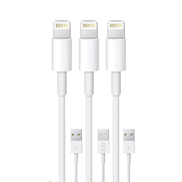 3-pack Lightning laddkabel 14/13/12/11/ Xs/Max/X/8/7/6/5SE