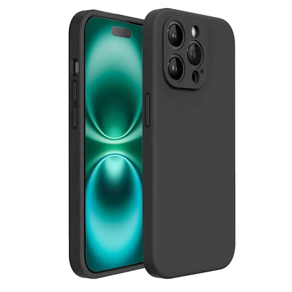 iPhone 16 Pro Max Matt Svart Skal - Med Kameraskydd