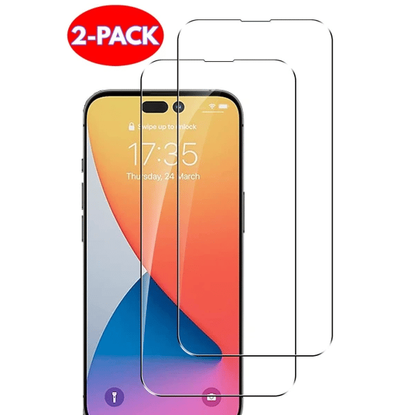 2-PACK - iPhone 14 Pro MAX Skärmskydd i härdat glas