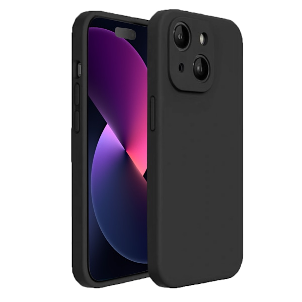 iPhone 13 Skal - Matt Svart med Kameraskydd | Slitstarkt och Stilrent Skydd