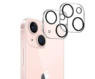 Objektivbeskyttelse for iPhone 14 -kamera i herdet glass