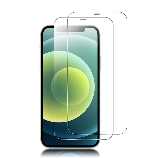 2-Pack - iPhone 12 mini - Härdat Glas Skärmskydd