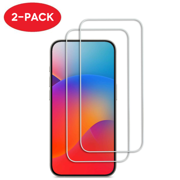 2st Härdat glas iPhone 15 Plus - Skärmskydd Transparent