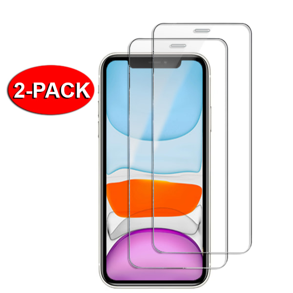 2-Pack - iPhone Xs MAX Skjermbeskytter i herdet glass