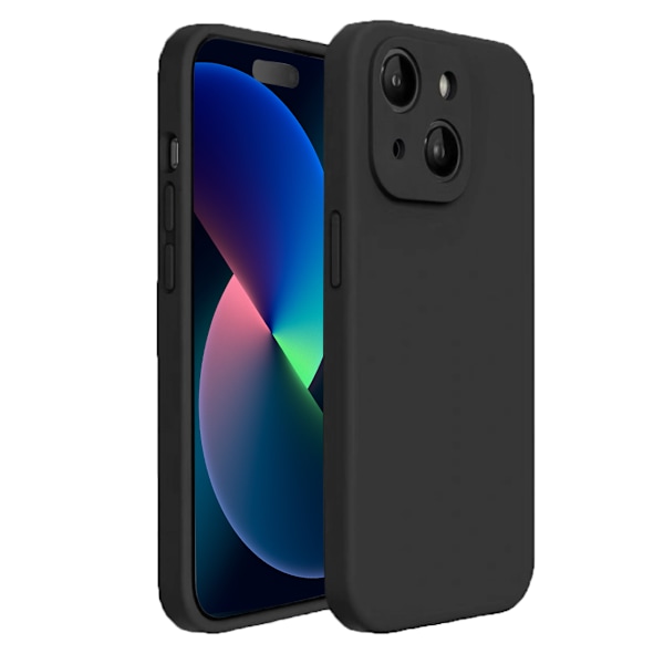 iPhone 13 Skal - Matt Svart med Kameraskydd | Slitstarkt och Stilrent Skydd