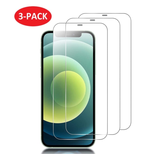 3-Pack - iPhone X / Xs Härdat Glas Skärmskydd