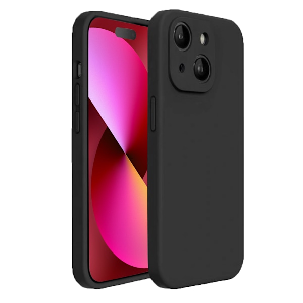 iPhone 13 Skal - Matt Svart med Kameraskydd | Slitstarkt och Stilrent Skydd