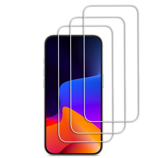 3st Härdat glas iPhone 15 Plus - Skärmskydd Transparent